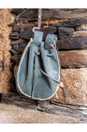 Aged Leather Belt Pouch in...