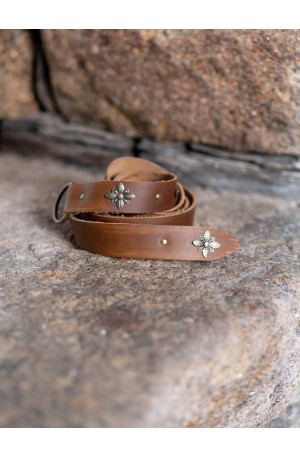 Medieval Leather Belt with...
