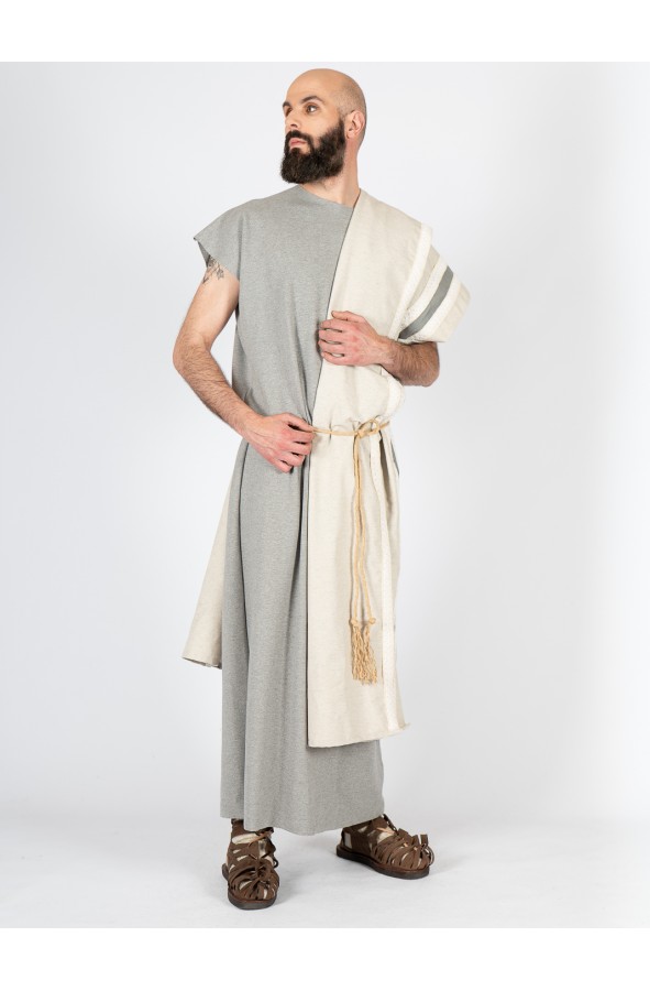 Roman Long Grey Set with Rustic...