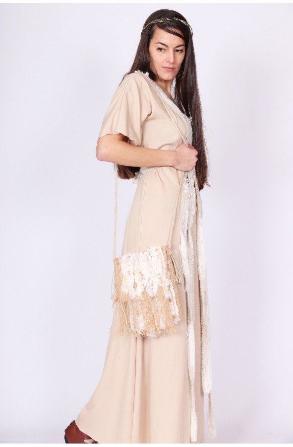 Bolso de yute natural artesano