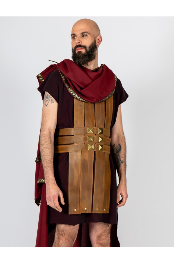 Roman Soldier Armor in Brown Leather...