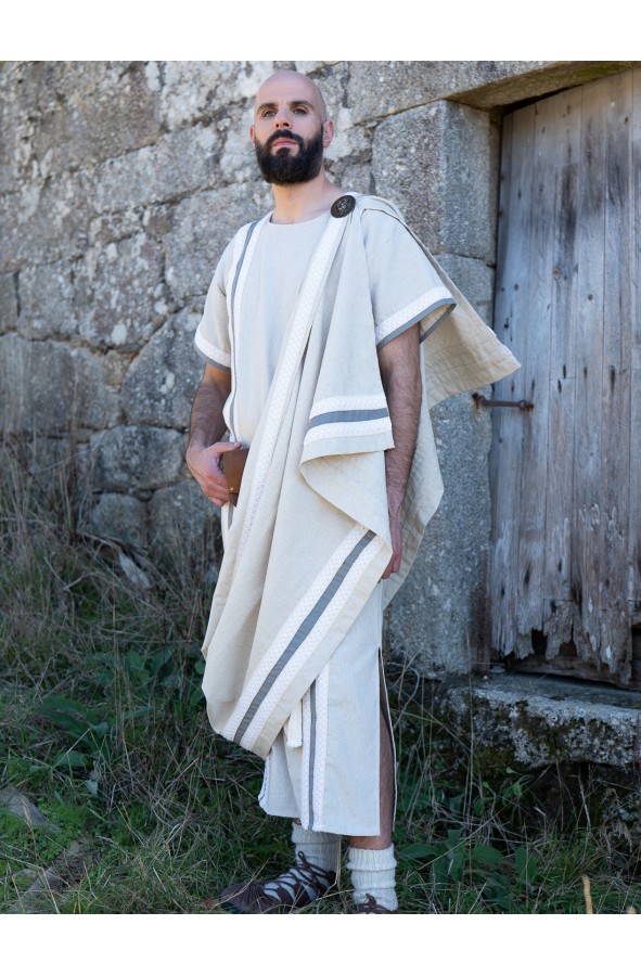 Roman long tunic in a cotton-blend...