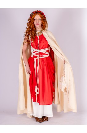 Roman Hooded Cloak in...