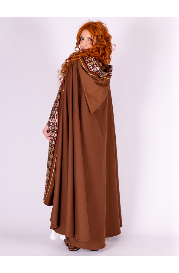 Roman Dress in White with Gold Details