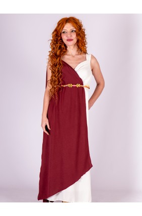 Roman dress in white and...