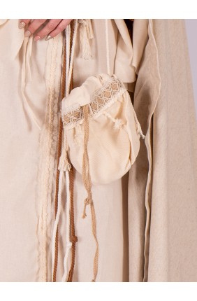 Bolso color crudo artesanal...