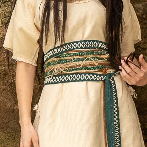 chinese dress ladies Viking Apron Dress, Blue main image 0